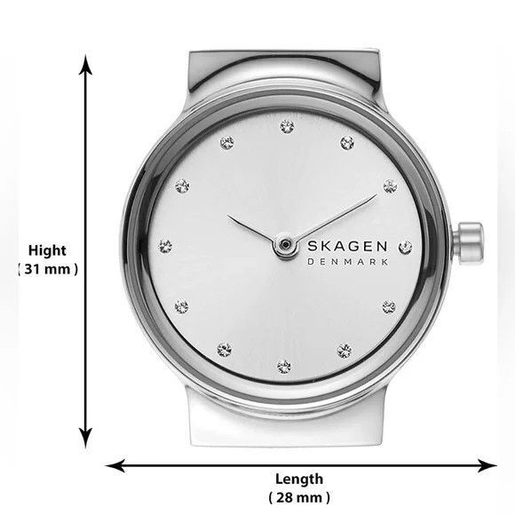 Skagen Freja Women\'s  White Dial Stainless Steel Mesh Band Watch - SKW2715 main image 10